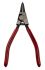 Knipex Chrome Vanadium Steel Snap Ring Pliers Circlip Pliers, 140 mm Overall Length