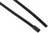 RS PRO Cable Tie, Roller Ball, 360mm x 4.6 mm, Black Polyester Coated Stainless Steel, Pk-100
