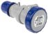 Scame IP66, IP67 Blue Cable Mount 2P+E Industrial Power Socket, Rated At 16A, 230 V