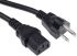 RS PRO IEC C13 Socket to Type B US Plug Plug Power Cord, 2m