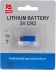 RS PRO Lithium Manganese Dioxide 3V, CR2 Camera Battery
