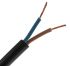 RS PRO 2 Core Power Cable, 1 mm², 50m, Black CPE Sheath, 450/750 V ac
