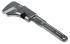 Facom Adjustable Spanner, 280 mm Overall, 70mm Jaw Capacity, Metal Handle