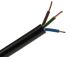 RS PRO 3 Core Power Cable, 2.5 mm², 50m, Black PVC Sheath, NYY-J, 1 kV