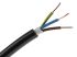 RS PRO 3 Core Power Cable, 1.5 mm², 50m, Black PVC Sheath, NYY-J, 1 kV