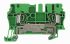 Weidmuller 2-Way ZPE 16 Earth Terminal Block, 14 → 4 AWG Wire, Clamp, Wemid Housing