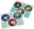 Fundas de CD Hama, 10 unidades , Transparente, capacidad: 6, 0.1 x 238 x 295mm