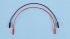Fluke Messleitung für 0,64mm Steckverbinder Stecker / Stecker, Rot 150mm, 45 V ac, 60V dc / 3A