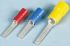 JST , FV Insulated Crimp Blade Terminal 9mm Blade Length, 1mm² to 2.6mm², 16AWG to 14AWG, Blue