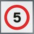 RS PRO 道路交通标志, 标示速度控制, 塑料材质, 450 mm高, 450mm宽