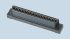Hirose PCB aljzat FX2 sorozatú 1.27mm 52 érintkezős, 2 soros egyenes Átmenő lyuk, Nyák–nyák közötti