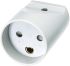 LK Denmark Mains Connector, 10A, Cable Mount, 250 V