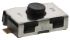 IP50 Black Button Tactile Switch, SPST 10 mA @ 32 V dc 0.8mm Surface Mount