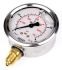 WIKA 9626969 Analogue Positive Pressure Gauge Bottom Entry 400bar, Connection Size G 1/4