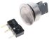 Schurter MSM SI 22 Series Momentary Push Button Switch, Panel Mount, SPDT, 22mm Cutout, 250V ac, IP67