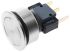 Schurter MSM SI 22 Series Push Button Switch, Momentary, Panel Mount, 22mm Cutout, SPDT, 250V ac, IP67