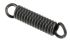 RS PRO Steel Extension Spring, 109mm x 25mm