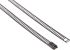 RS PRO Cable Tie, Ladder, 610mm x 7 mm, Metallic 316 Stainless Steel, Pk-100
