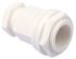 RS PRO White Plastic Cable Gland, M20 Thread, 7mm Min, 10.5mm Max, IP55