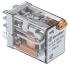 Finder Plug In Power Relay, 230V ac Coil, 12A Switching Current, DPDT