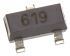 Diodes Inc FMMT619TA NPN Transistor, 2 A, 50 V, 3-Pin SOT-23
