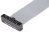 Samtec 1.27mm Female FFSD IDC to Female FFSD IDC Flat Ribbon Cable, Grey Sheath, 200mm Length