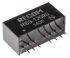 Recom RS3 DC-DC Converter, 9V dc/ 333mA Output, 9 → 18 V dc Input, 3W, Through Hole, +71°C Max Temp -40°C Min