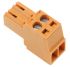 Weidmuller 3.5mm Pitch 2 Way Pluggable Terminal Block, Plug, Cable Mount, Screw Down Termination