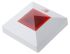 Eaton Series Red Beacon, 3 → 20 V dc, 5 → 30 V dc, Wall Mount, LED Bulb, IP23