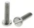 RS PRO Slot Pan A4 316 Stainless Steel Machine Screws DIN 85, M3x12mm