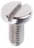 RS PRO Slot Pan A4 316 Stainless Steel Machine Screws DIN 85, M4x8mm