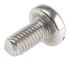 RS PRO Slot Pan A4 316 Stainless Steel Machine Screws DIN 85, M5x10mm
