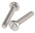 RS PRO Slot Pan A4 316 Stainless Steel Machine Screws DIN 85, M5x25mm