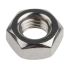 RS PRO, Plain Stainless Steel Hex Nut, DIN 934, M10