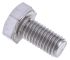 RS PRO Plain Stainless Steel Hex, Hex Bolt, M10 x 20mm