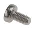 RS PRO Pozi Pan A4 316 Stainless Steel Machine Screws DIN 7985, M3x6mm