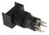 Omron A3C Series Illuminated Push Button Switch, Momentary, Panel Mount, 12mm Cutout, SPST, 250V ac, IP40