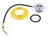 EAO Single Pole Single Throw (SPST) Momentary Yellow LED Push Button Switch, IP65, IP67, 62.5 (Dia.)mm, Panel Mount,