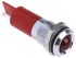 RS PRO Red Panel Mount Indicator, 14mm Mounting Hole Size, IP67