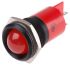 RS PRO Red Panel Mount Indicator, 12V dc, 22mm Mounting Hole Size, Solder Tab Termination