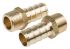 Legris Brass Pipe Fitting, Straight Threaded Tailpiece Adapter, Male R 3/4in to Male 19mm