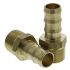 Legris Brass Pipe Fitting, Straight Threaded Tailpiece Adapter, Male R 3/8in to Male 10mm