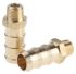 Legris Brass Pipe Fitting, Straight Threaded Tailpiece Adapter, Male R 1/8in to Male 10mm