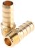 Legris Brass Pipe Fitting, Straight Threaded Tailpiece Adapter, Male R 3/8in to Male 13mm