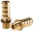 Legris Brass Pipe Fitting, Straight Threaded Tailpiece Adapter, Male R 1/4in to Male 13mm