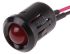 RS PRO Red Flashing LED Panel Mount Indicator, 12V dc, 12mm Mounting Hole Size, Lead Wires Termination