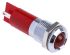 RS PRO 红色LED面板指示灯, 24 → 36V 直流, 17mA, IP67, 14mm安装孔径