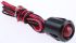 RS PRO Red Panel Mount Indicator, 12V dc, 14mm Mounting Hole Size, Lead Wires Termination