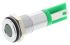 RS PRO Green Panel Mount Indicator, 2V dc, 8mm Mounting Hole Size, Solder Tab Termination