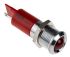 RS PRO Red Panel Mount Indicator, 230V ac, 14mm Mounting Hole Size, IP67